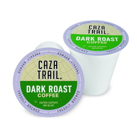Caza Trail single-serve cups fit most machines for quick, reliable mornings.