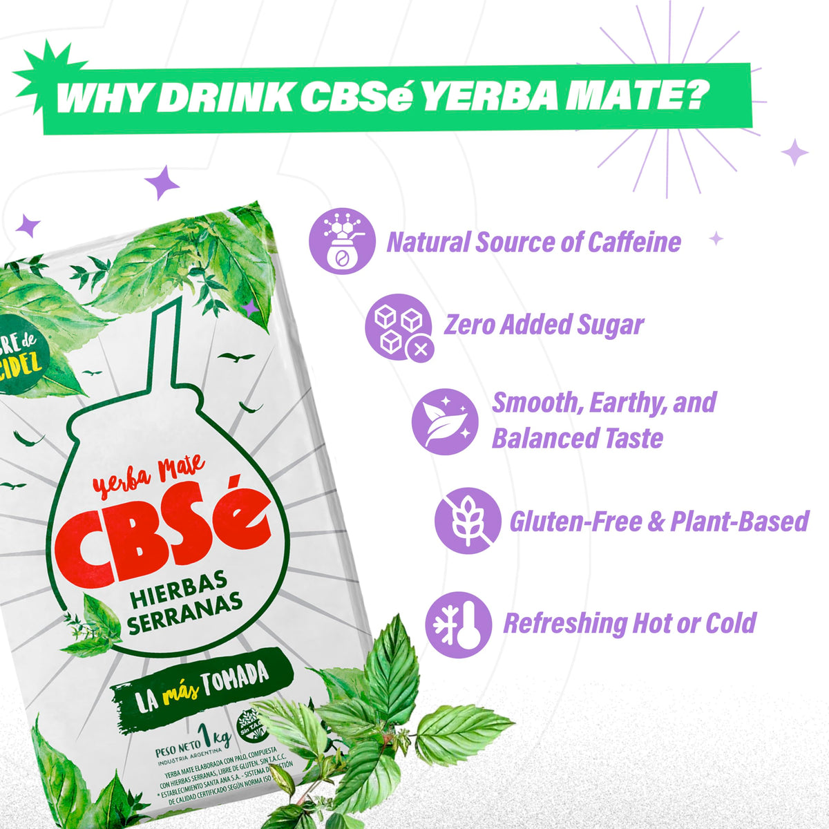 CBSé mint pennyroyal lemon verbena blend highlights bright herbal notes