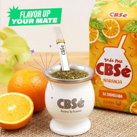 CBSé Orange Flavor Yerba Mate aroma enhances sipping with citrus notes