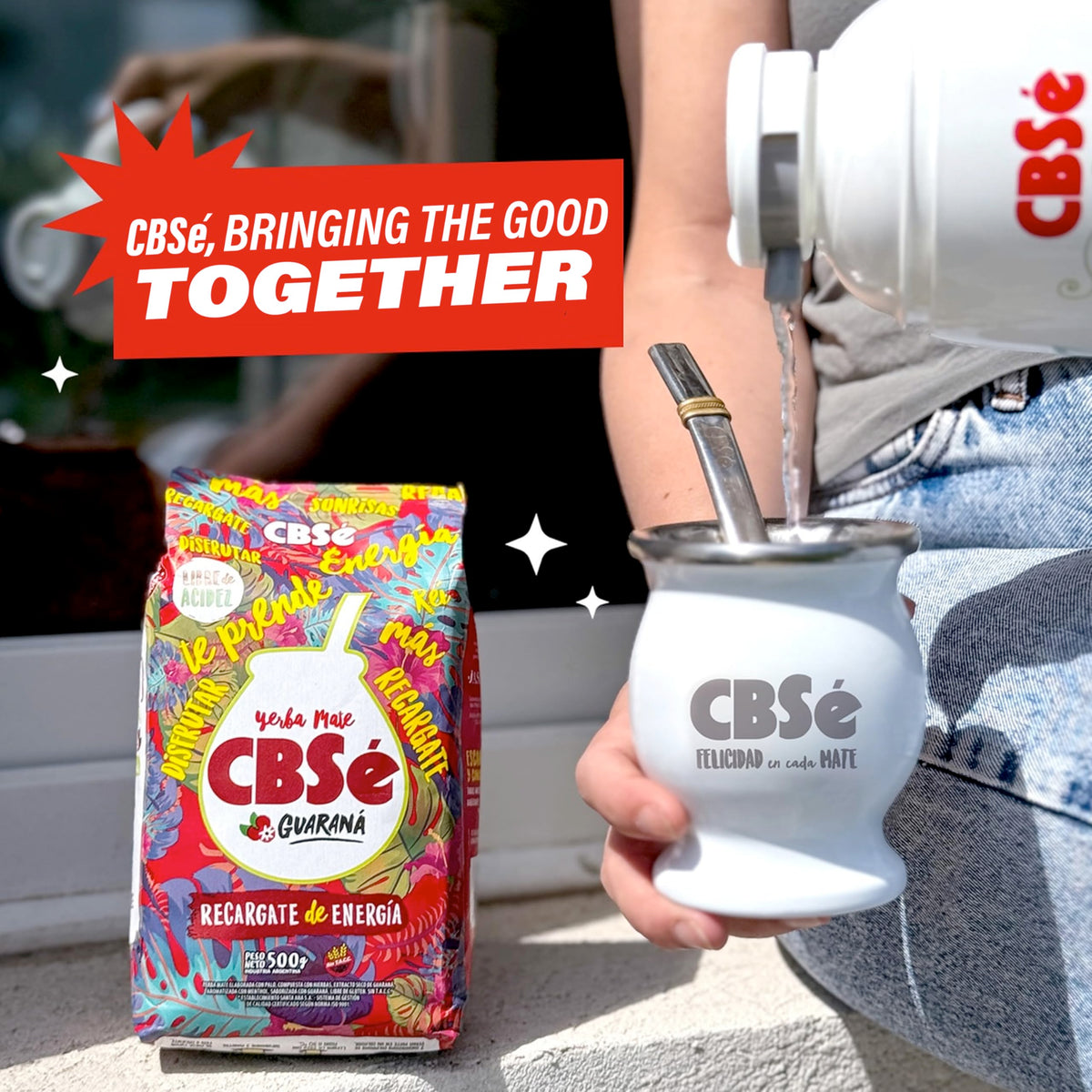 CBSé Energía Guaraná brand pouch reflects authentic Argentine heritage.