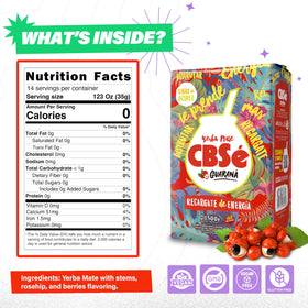 CBSé Energía Guaraná loose-leaf packs ready for traditional mate or tea.