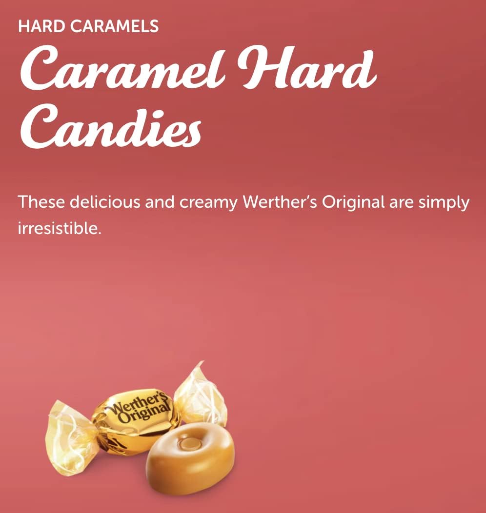 CC's Sweets & Snacks variety pack featuring Werther's Original for tastings.
