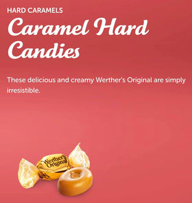 CC's Sweets & Snacks variety pack featuring Werther's Original for tastings.