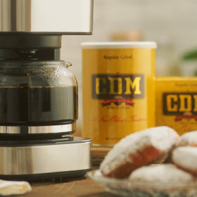 CDM cafe au lait setup shows versatile pairing with milk and cream
