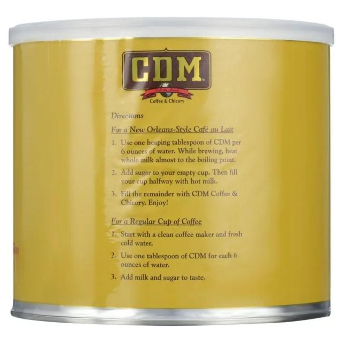 CDM coffee beans and chicory blend showcase vibrant aroma and smooth finish