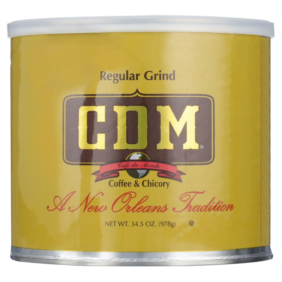 CDM ground coffee chicory regular grind can boosts rich flavor for cafe au lait