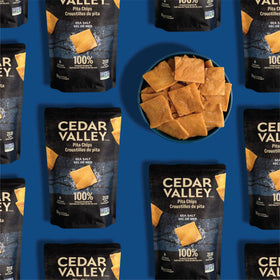 Cedar Valley Pita Chips Sea Salt family table moment evokes sharing and tradition.
