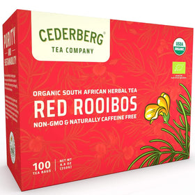 Cederberg Red Rooibos tea bags pack ready for daily use, convenient and fresh.