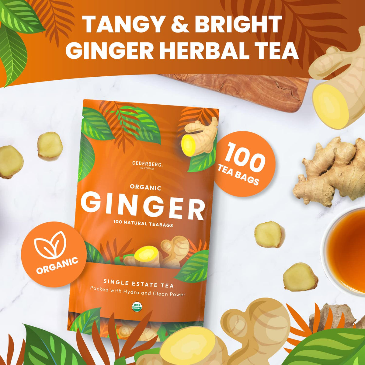 Cederberg organic ginger from Koji farm, single-origin flavor profile.