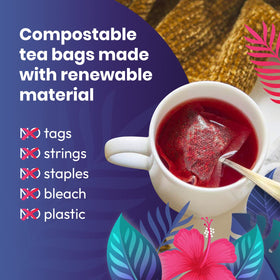 Cederberg eco-friendly tea bags made from renewable fibers