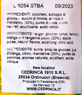 Beautiful Cedrinca Sicilia Candies gift-worthy packaging perfect for celebrations.