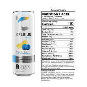 CELSIUS close-up of MetaPlus blend with EGCG for steady energy