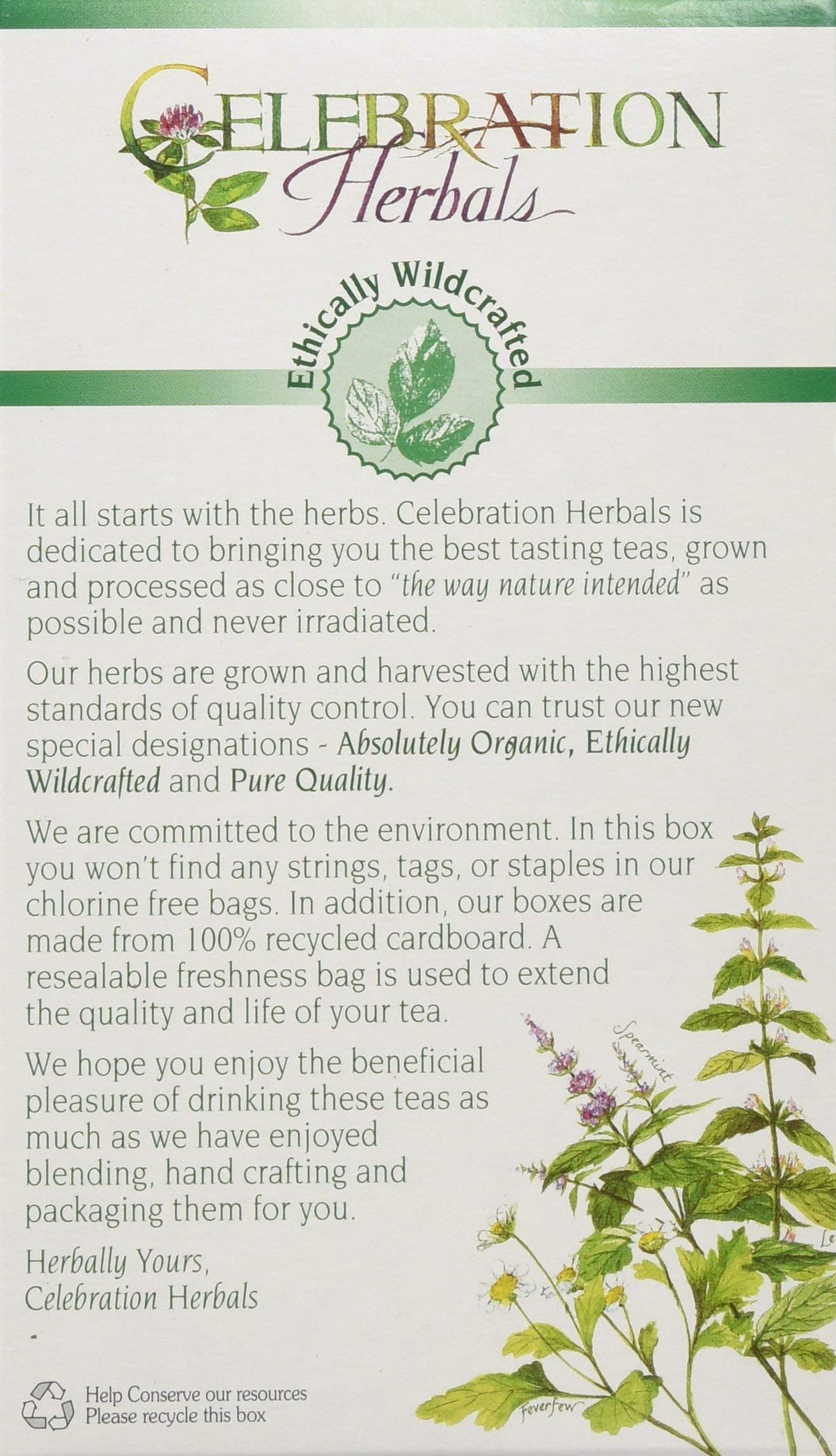 Celebration Herbals certified organic cats claw tea highlights sustainable harvest