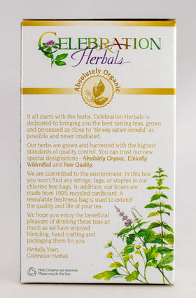Tea infusion process for Celebration Herbals Hawthorn Berries Tea Bags.