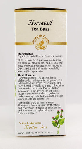 Organic label visible on Celebration Herbals packaging
