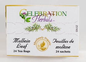 Celebration Herbals mullein leaf dried leaves, ideal for a fragrant, relaxing infusion.