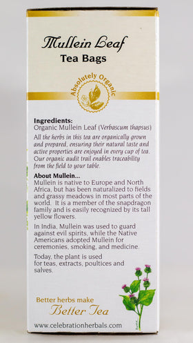 Celebration Herbals tea bag strings, easy-to-use sachets for quick, comforting tea.