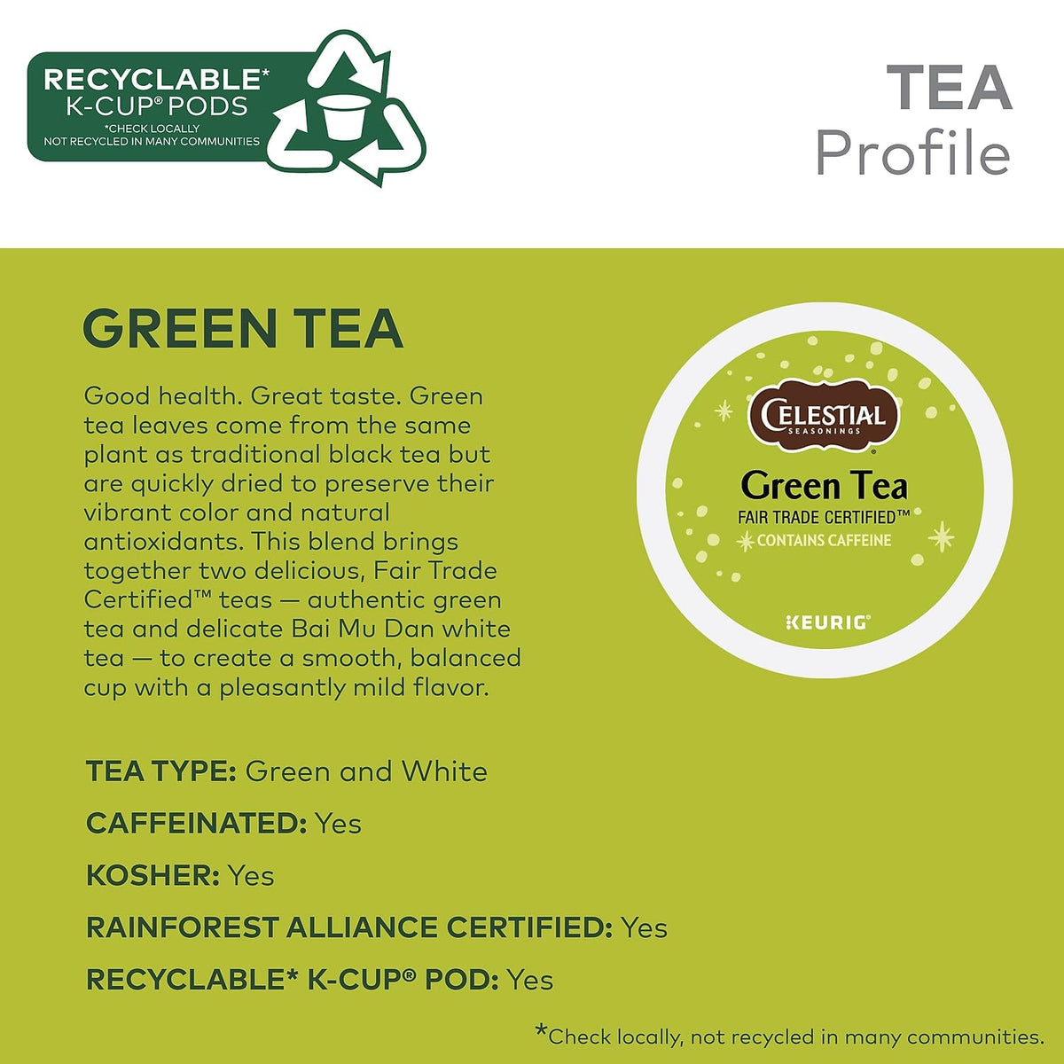 26-count? No — Showcasing Celestial Seasonings 24-count green tea pack for convenience.