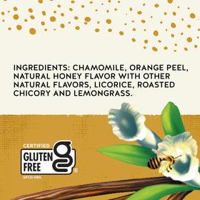 Celestial Seasonings aroma steam in cup conveys relaxing herbal experience.