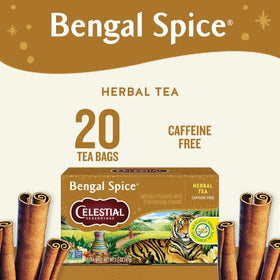 Celestial Seasonings Bengal Spice spice blend aroma filling the kitchen.