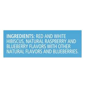 Berry-forward aroma and hibiscus notes from Celestial Seasonings herbal blend.