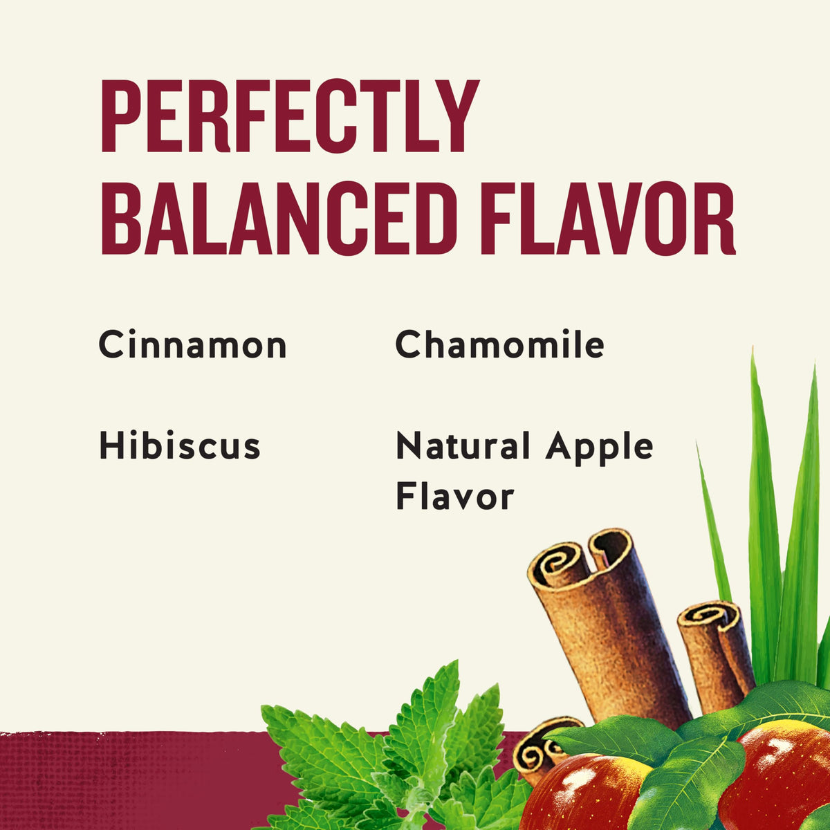 Celestial Seasonings Cinnamon Apple Spice tea cup during steep releasing fragrant aroma