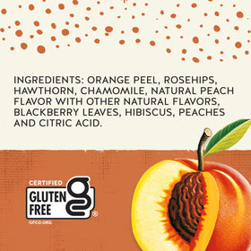 Enjoy Celestial Seasonings Country Peach Passion as part of a cozy tea ritual.