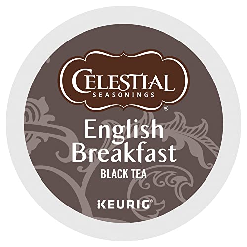 Celestial Seasonings English Breakfast K-Cup Pod for quick mornings.