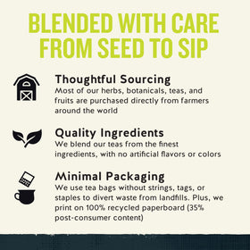 Minimal packaging of Celestial Seasonings Honey Lemon Ginseng Green Tea supports eco-friendly sipping.