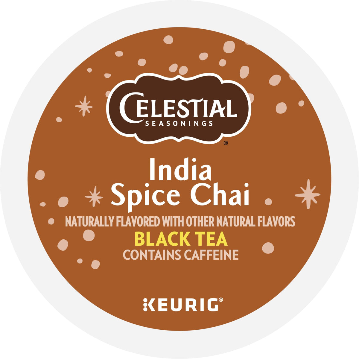 Celestial Seasonings India Spice Chai pod stack for everyday ritual.