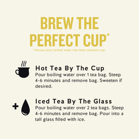 Celestial Seasonings Lemon Zinger iced tea visuals, refreshing citrus finish