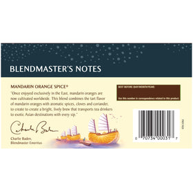 Celestial Seasonings Mandarin Orange Spice tea bags ready for a fragrant cup