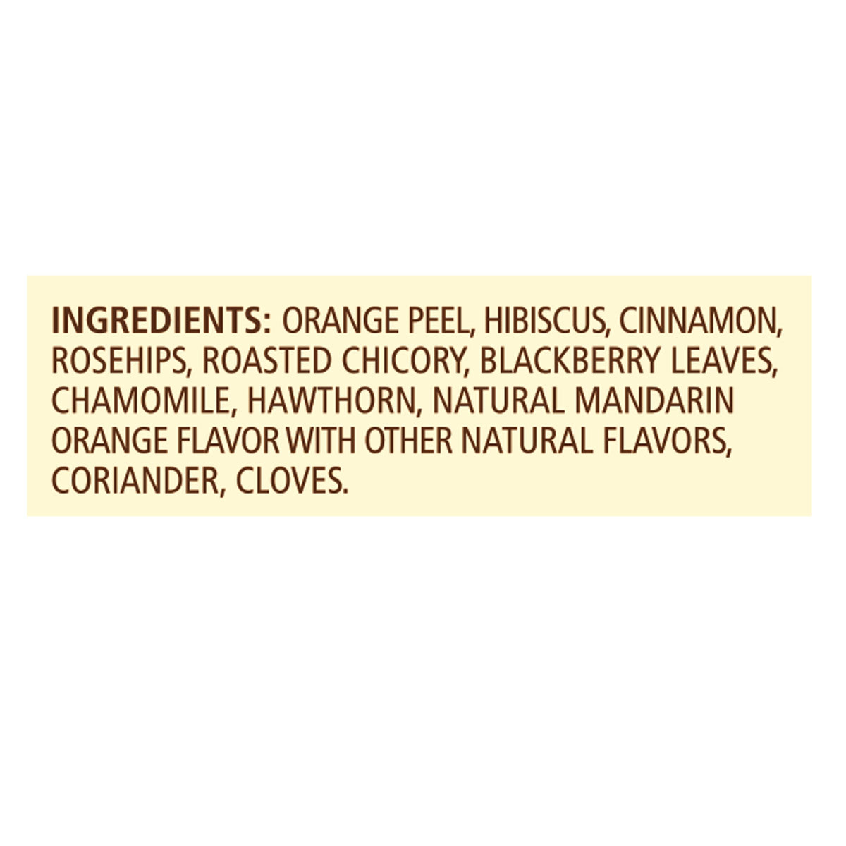 Front of Celestial Seasonings Mandarin Orange Spice packaging showing six-box pack