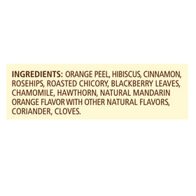 Front of Celestial Seasonings Mandarin Orange Spice packaging showing six-box pack