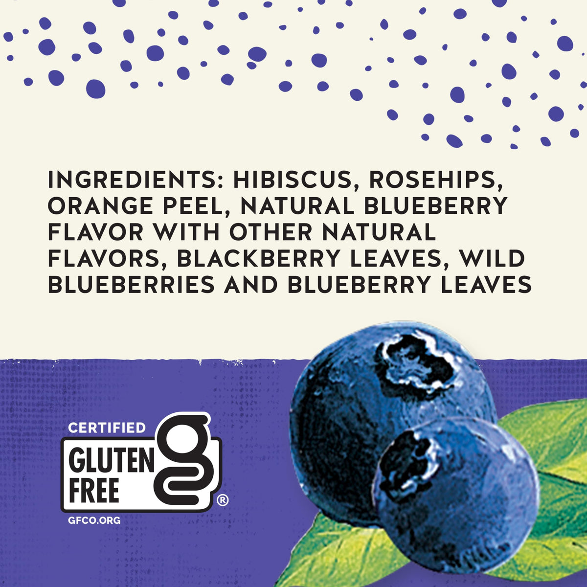 Eco-friendly packaging on Celestial Seasonings tea box.