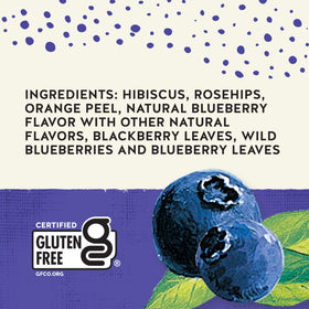 Eco-friendly packaging on Celestial Seasonings tea box.