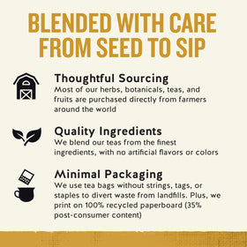 Celestial Seasonings packaging eco-friendly design emphasizes minimal waste.