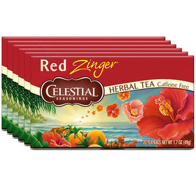 Celestial Seasonings packaging with recycled boxes highlights sustainability