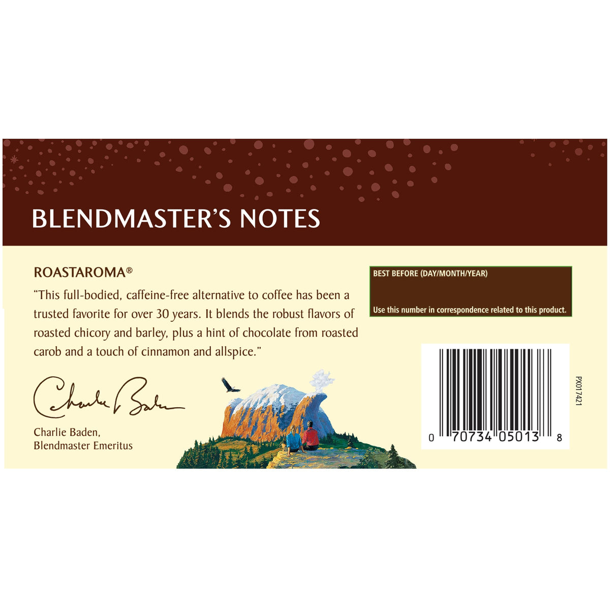 Celestial Seasonings Roastaroma cup steep image, caffeine-free blend ideal for relaxing evenings