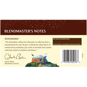 Celestial Seasonings Roastaroma cup steep image, caffeine-free blend ideal for relaxing evenings