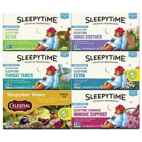 Celestial Seasonings Sleepytime Detox tea bag ready to steep for relaxation