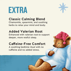 Sleepytime Extra tea bags without strings for mess-free brewing and quick tea moments