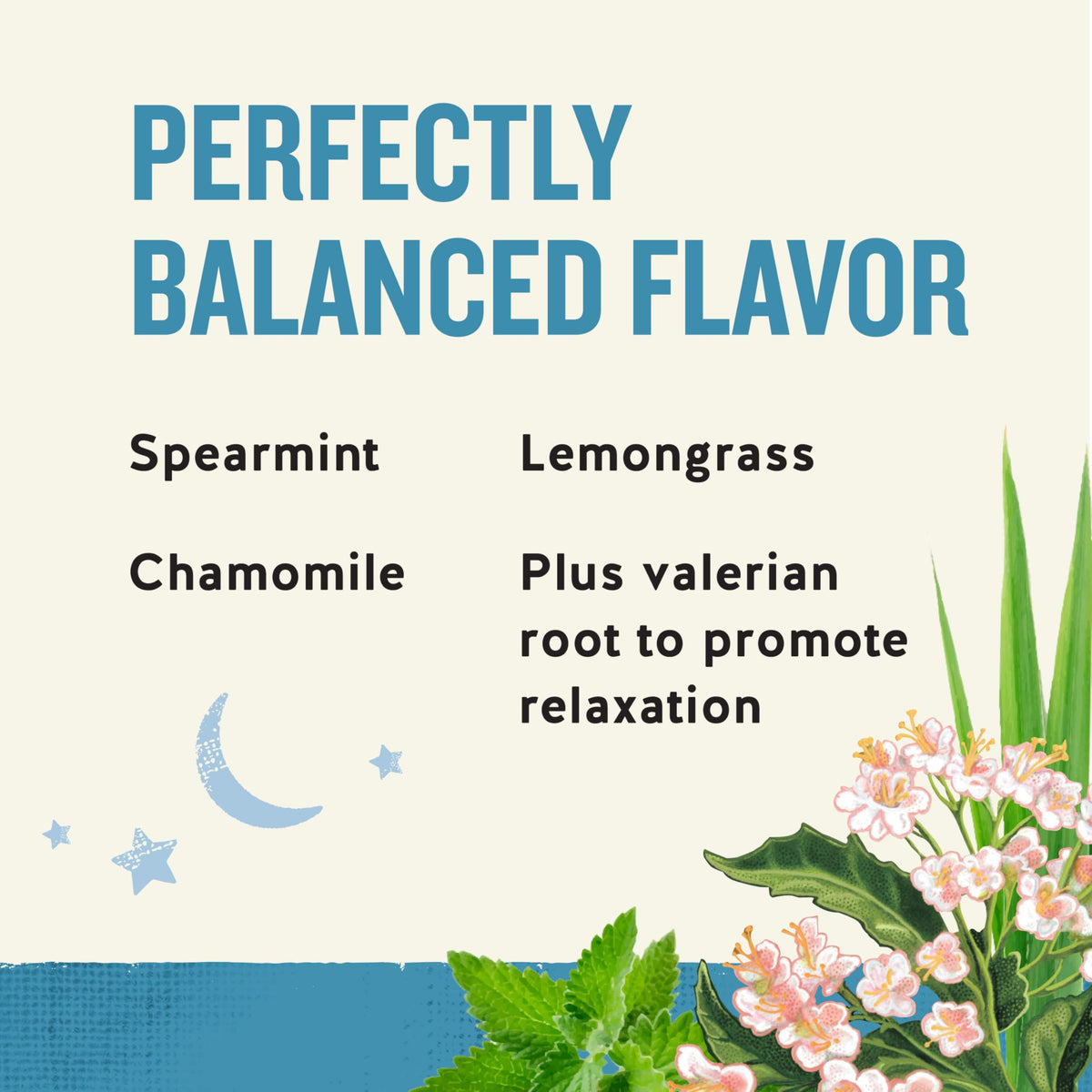 Celestial Seasonings Sleepytime Extra valerian blend highlights relaxing evenings.