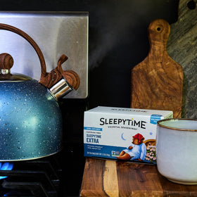 Celestial Seasonings Sleepytime Immune Boost tea bag with immune-supporting herbal blend