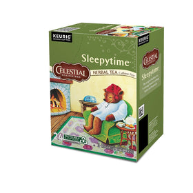 Ingredients image shows chamomile and spearmint signaling natural herbal flavor.