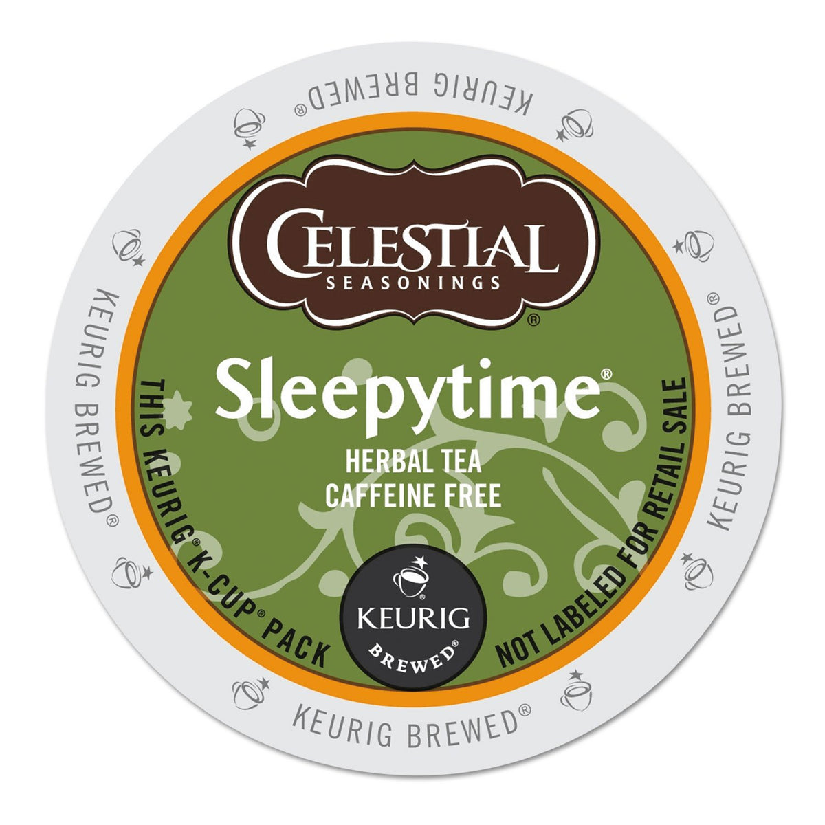 Celestial Seasonings Sleepytime pod box front evokes comforting evening calm.