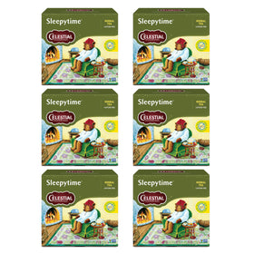 Celestial Seasonings Sleepytime tea box pack showing a calming evening ritual