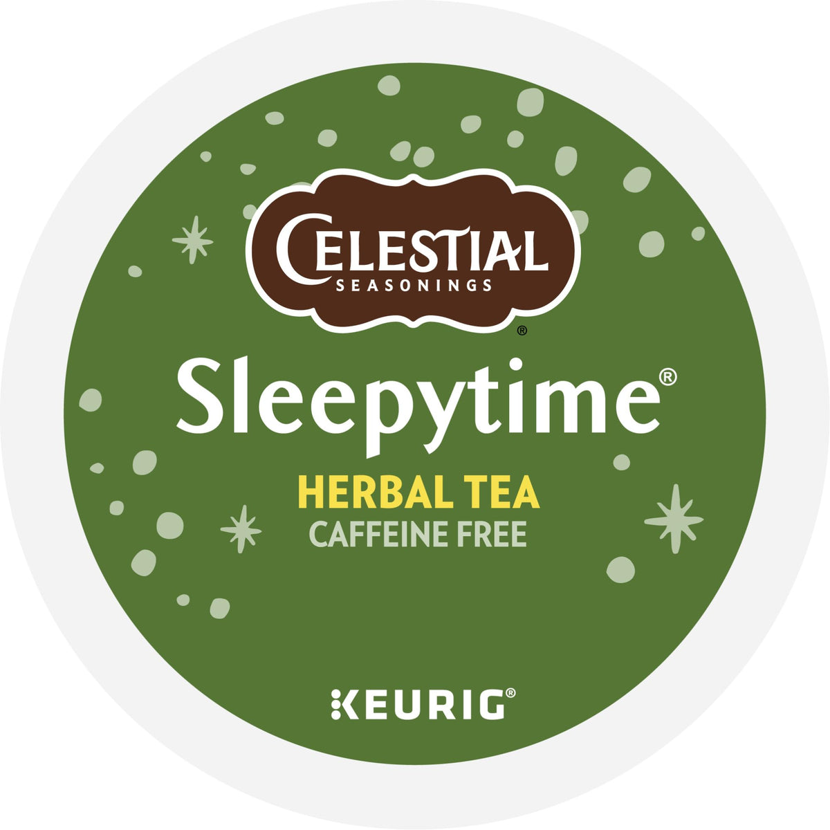 Cup of Celestial Seasonings Sleepytime tea for a tranquil moment.