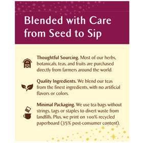 Brewing guidance shown for perfect steep, 4-6 minutes for rich flavor.