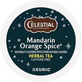 Celestial Seasonings Mandarin Orange Spice tea being poured to savor citrus-clove balance.